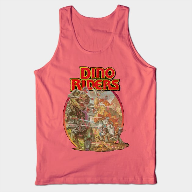 Dino Riders The Adventure 1988 Tank Top by Thrift Haven505